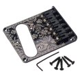 thumbnail image 4 of Puente de guitarra eléctrica shamjiam licencia profesion Estampado negro 1 pieza, 4 of 9