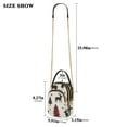 thumbnail image 2 of FORMRS Crossbody Bag for Women Quilted Travel Shoulder Cell Phone Purse with Chain Strap Handbag, Christmas Plaid Forest, 2 of 7