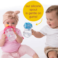 thumbnail image 5 of b.box Bottle to Cup Transition Pack - Includes 4 Lids (Nipple, Spout, Straw, Training Cup Lid), BPA-Free, Dishwasher-Safe, Ages 4+ Months (Raspberry, 8oz), 5 of 5