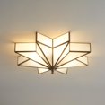 thumbnail image 1 of Lámpara de techo Mazu House Black Star Brass Glass 50 cm, 1 of 9