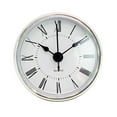 thumbnail image 3 of yuksok 70 mm Clock Insert Craft Clock Head Roman Numbers Quiet Repair Clock Mechanism Replacement Classic for Desk Office Home, 3 of 7