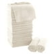 thumbnail image 1 of Toallitas MOONQUEEN Ultra Soft Premium de 30 x 30 cm, 24 unidades, color crema, 1 of 7