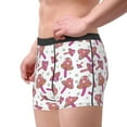 thumbnail image 3 of Kdxio Men's Boxer Briefs with Purple Mushroom Print - Comfortable and Breathable Underwear for Everyday Wear, 3 of 7