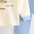 thumbnail image 5 of BOBOGOJP Toddler Boys Girls Spring Summer 2Pcs Sweatshirt Tops Pants Casual Sweatsuit, Everyday Sweatsuit Blue,Size 12-18 Months, 5 of 7