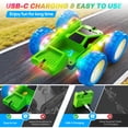 thumbnail image 3 of Coche acrobático RC WayEee con giros de 360° y batería USB-C 4WD, 3 of 8
