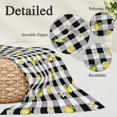 thumbnail image 3 of Cute Lemon Floral Throw Pillow Cover 20 x 26 Inch Decorative Pillow Cover Farmhouse Black White Buffalo Plaid Lumbar Pillowcase Seasonal Rectangle Cushion Case for Couch Sofa Bed Living Room, 3 of 9