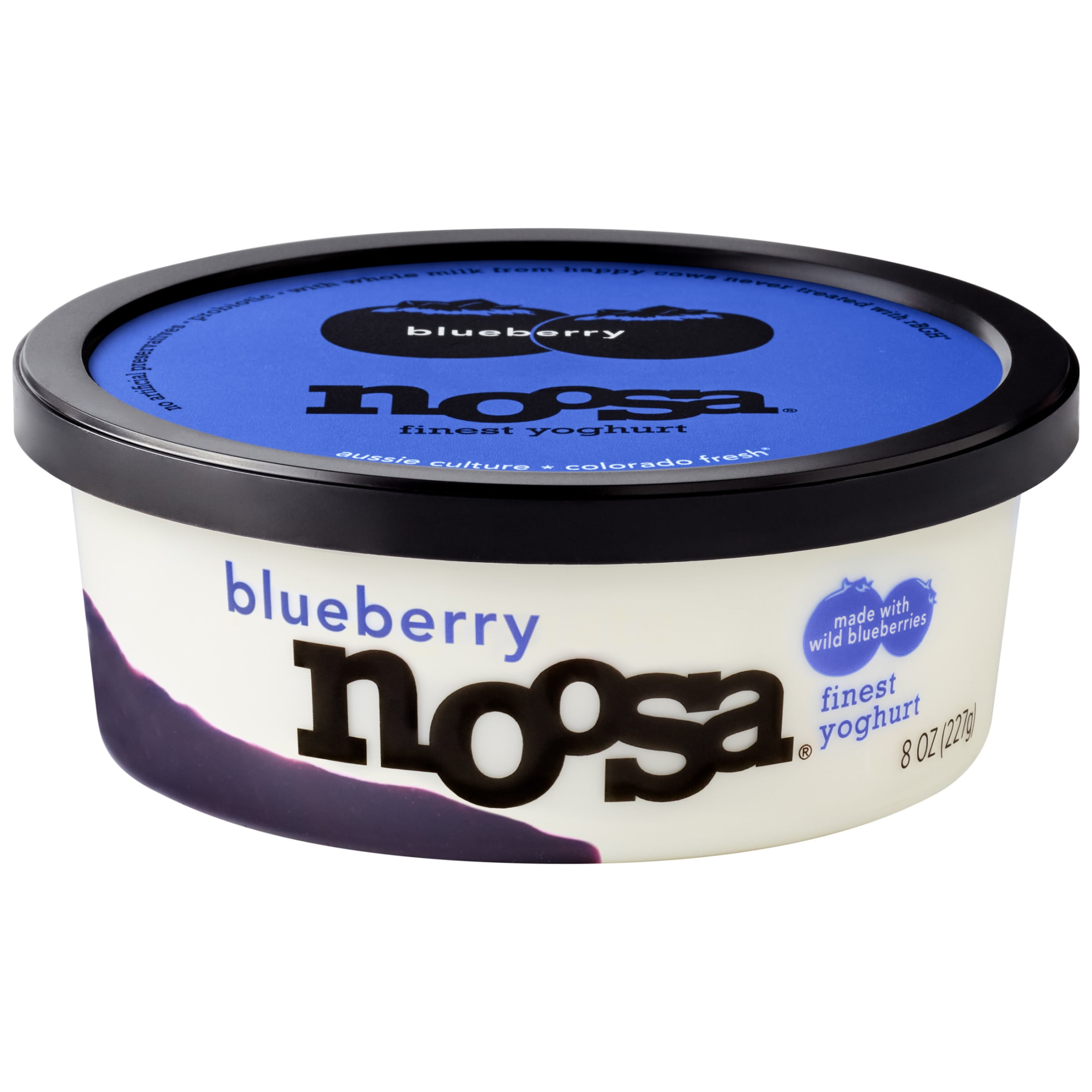 Noosa Yoghurt, Whole Milk Yogurt, Velvety Smooth & Creamy, Black
