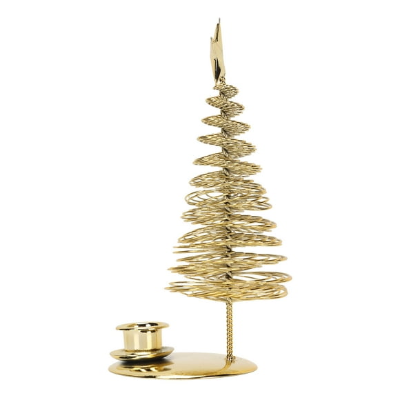 Christmas Tree Candle Stand Golden Christmas Tree Candlestick Tree Shape Candle Holder Christmas Tree Candlestick Holder With Star Metal Golden Christmas Tree Candle Stand For