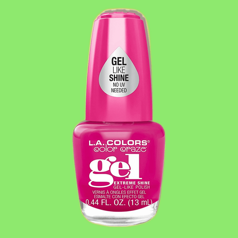 L.A. COLORS Color Craze Gel Extreme Shine Gel-Like Polish, 0.44 fl