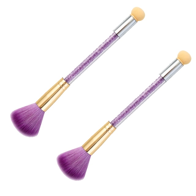 Pincel para decoración de uñas, cepillo de esponja degradado para uñas, juego de repuesto de esponja de 4 piezas, bolígrafo para uñas de doble punta