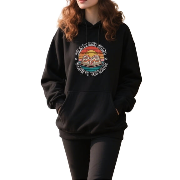 Classic Book Quotes Hoodie for Men Women, Pullover Hooded Sweatshirt, Cozy Cotton Poly Blend, Casual Reading Quotes Graphic Style, Comfortable Unisex Everyday O