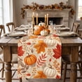 thumbnail image 6 of Halloween Sale Clearance!Fall Decorations for Home, Thanksgiving Flag Fall Pumpkin Maple Leaf Kitchen Party Tablecloth, 6 of 7