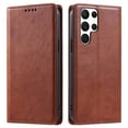 thumbnail image 2 of Feishell for Samsung Galaxy S24 Ultra Wallet Case, Premium PU Leather Credit Card Holder Magnetic Closure Flip Kickstand Cover [TPU Inner Shell] Shockproof Phone Case for Galaxy S24 Ultra,Brown, 2 of 8