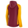 thumbnail image 3 of Women's Fanatics Burgundy/Gold Washington Commanders End Around Lightweight Raglan Full-Zip Hoodie Jacket, 3 of 3