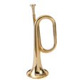 thumbnail image 4 of BB Bugle Caballería de Instrumentos de Latón Amarillo para Regalos Musicales de Banda Principiantes CUTICAT Trompeta de corneta, 4 of 8