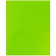 thumbnail image 5 of JAM Paper Laminated Two Pocket Glossy Folders, Lime Green, Bulk 100/Box, 5 of 5