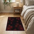 thumbnail image 3 of ODIKA 2'x3' Washable Doormat Mens Intersecting Web Lines Men Scattered Cluster Motifs Webs for Entryway, Kitchen, Laundry Room, Non-Slip, Low Pile, 3 of 7