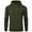 Army green 1, variant on Pdbokew Men's Long Sleeve 1/4 Zipper Stand up Collar Warm Jacquard Sweatshirt Black L