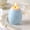 Light Blue, variant on Easter Egg Shaped Scented Candle | Polka Dot Decorative Gift | Soy Wax | 1-Pack | 2.6x2x2 Inches