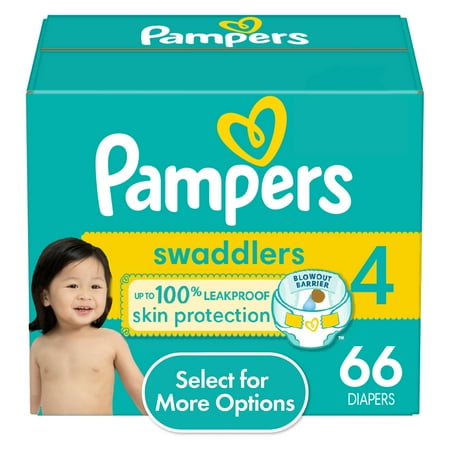 UPC: 0037000749684 | Pampers Swaddlers Diapers Size 4 66 Count (Select for More Options)