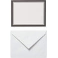 thumbnail image 1 of American Greetings Single Panel Blank Cards with Envelopes, White with Black Border (40-Count), 1 of 5