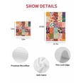 thumbnail image 7 of Spring Floral Kitchen Dish Towels for Drying Dishes Set of 2, Colorful Summer Botanical Vintage Plaid Waffle Weave Microfiber Hand Tea Bathroom Towels Quick Dry & Absorbent Towel 15.7x23.6, 7 of 7