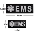 thumbnail image 2 of Parches reflectantes EMS, insignias bordadas decorativas paramédicos de primeros auxilios, parches con cierres de gancho y bucle YUNYI BRAND Deportes, 2 of 3