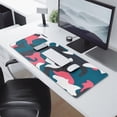 thumbnail image 2 of Pink Blue White Black Camouflage&nbsp;pad Mousewaterproofnon Slip&nbsp;for Office Home Work GamingmousepadRubber Base Mousepad with Stitched Edges 31.5x11.8inches, 2 of 7
