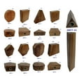 thumbnail image 2 of FixtureDisplays® Triangle Top with Triangle Handle Wood Beer Tap Handle Header Keg Handle Faucet Pub Draft Marker Brand Generic For Ferrule Order 16681 16684, 2 of 2