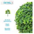 thumbnail image 4 of HeSLehs Paradise 8" Sempreverde Green Boxwood 6 Pieces Faux Leaf Indoor Outdoor Decor-Garden Backyard Decoration, 4 of 6