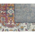thumbnail image 3 of 7' x 9' Ivory or Navy Floral Distressed Indoor Area Rug, 3 of 3
