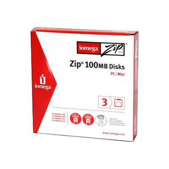 Iomega - 3 x ZIP - 100 MB - sleeve
