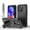 Black, variant on for iPhone 16 Pro Case, Built-in Kickstand, Compatible with Magsafe, Luxury Military-Grade Armor Shockproof Drop Protective Rugged Hybrid Cover with Shoulder Strap for iPhone 16 Pro, Black