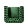 thumbnail image 6 of Galilea Chesterfield Velvet Club Chair, Emerald, 6 of 8