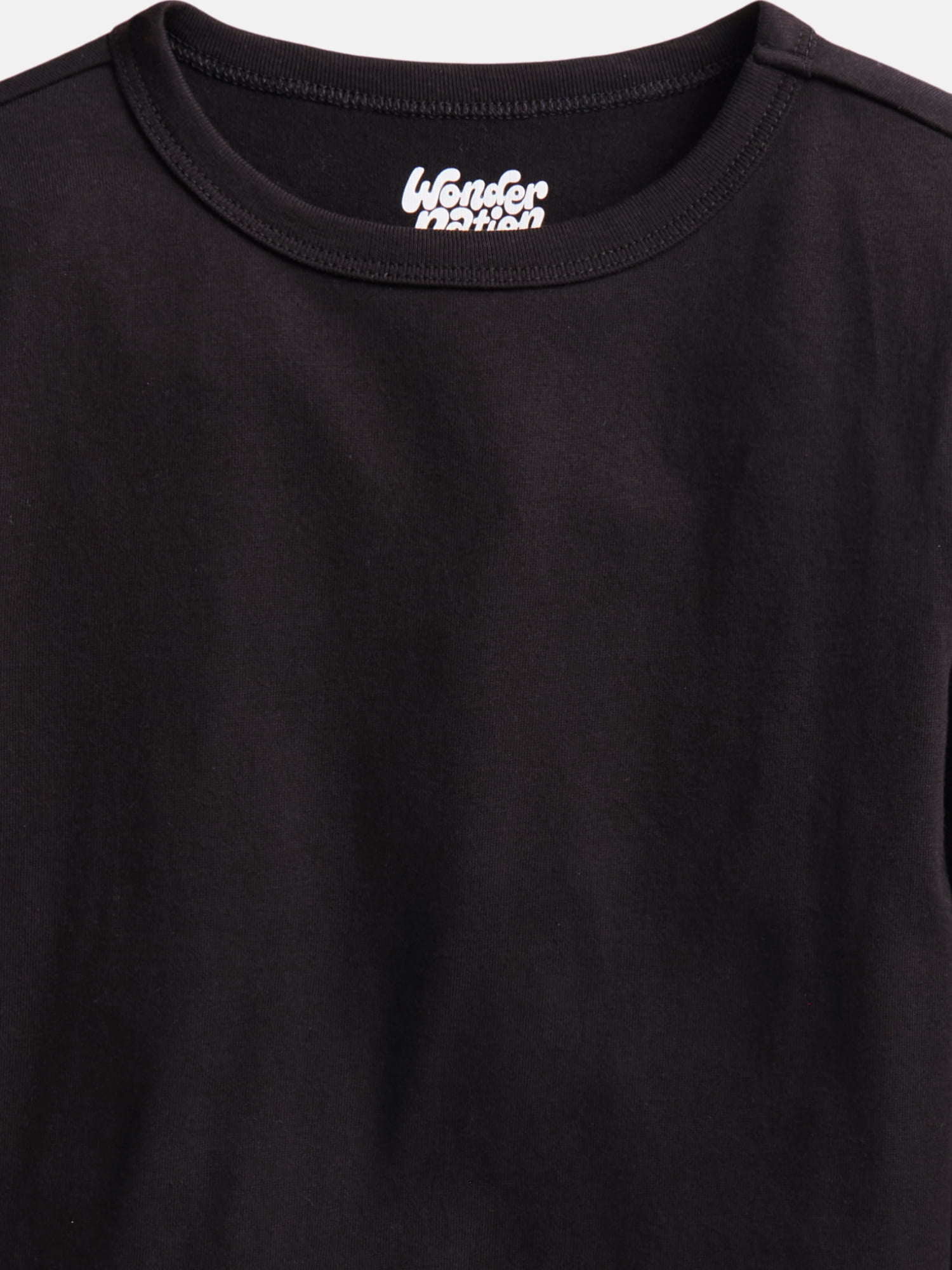 Wonder Nation Boys' Kid Tough Tee with Long Sleeves, Sizes XS-XXL & Husky
