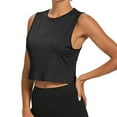thumbnail image 6 of FRSASU Plus Size Tops Clearance Women Workout Tops for Women Cropped Tank Tops Dance Tops Sport Yoga Shirts, 6 of 8