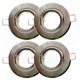 thumbnail image 1 of 4-Piece MR11 Brushed Downlight Kit with 50mm 60mm Hole Size GU4 Recessed Fixture Trim Accessories, 1 of 2