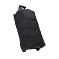 thumbnail image 4 of Bolsa de lona Rolling Wheeled Multipropósito pesado Oxford tela bolsita de tranvía sobre organizador de equipaje para deportes comerciales de picnic Negro, 4 of 8
