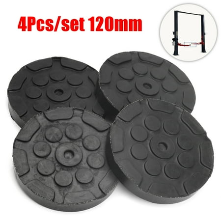 Rubber Lighting - 4Pcs Round Rubber Arm Pads for Car Auto Jacking Lift Dia 120mm Thick 25mm