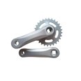 thumbnail image 3 of fastboy Kids Bicycle Crankset Riding Replacement Accessories Children Set Crank Bike Bright Silver 28T, 3 of 3