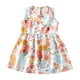 thumbnail image 1 of Odeerbi Niñas Verano Algodón Vestido Tanque Floral Vestido Sol Sin Mangas A-Vestido Sin Mangas de Princesa, 1 of 3