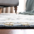 thumbnail image 4 of Safavieh Chelsea 2'6" X 10' Hand Hooked Wool Rug in Ivory and Blue, 4 of 5