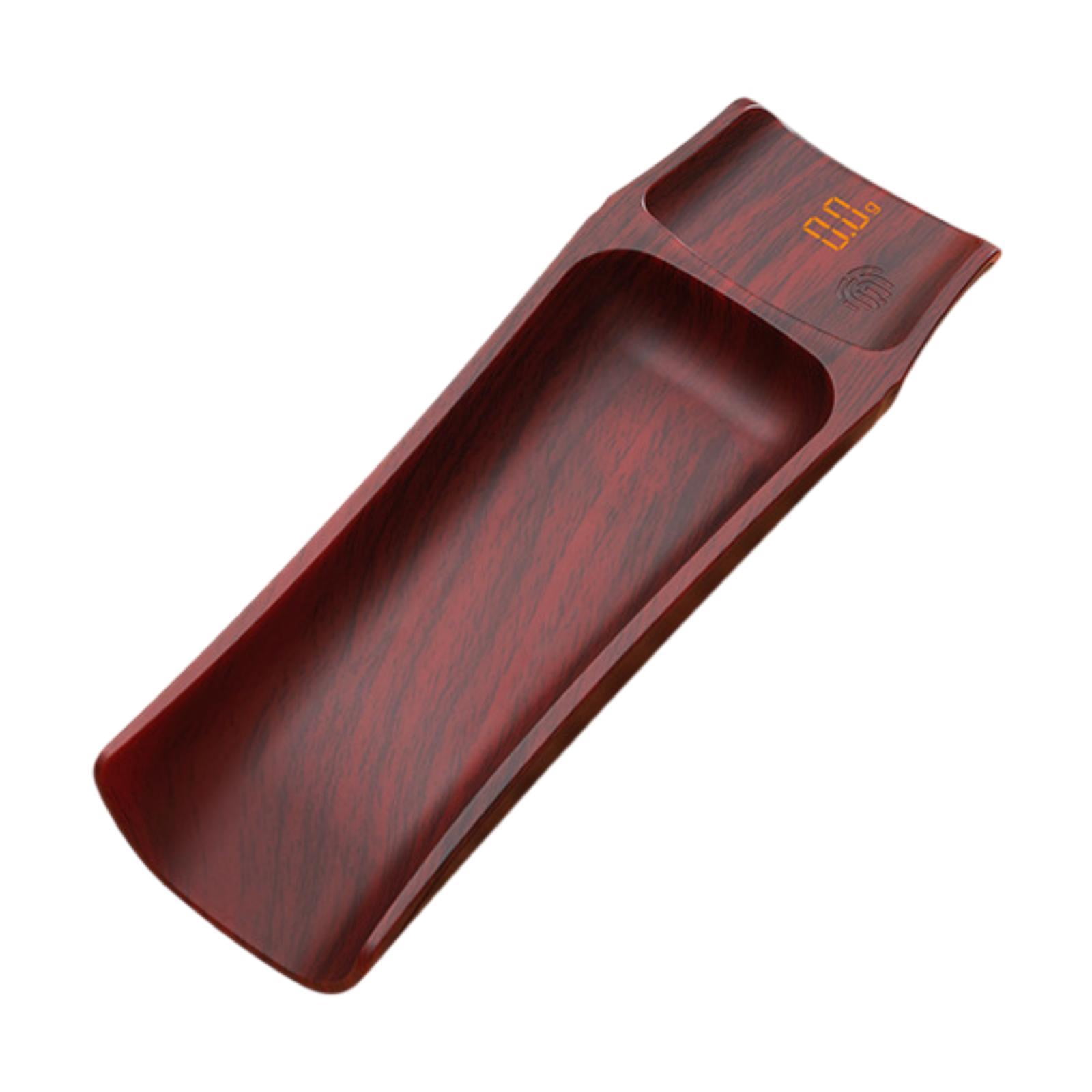 Fiocias Digital Scale Grams Coffee Weighing Scale Loose Leaf Spoon Measuring Scale Scale Red