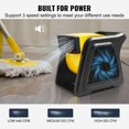 thumbnail image 4 of Vevor XZXDMGFJ1700R3R0HV1 600 CFM Pivoting Utility Fan, Black, 4 of 5