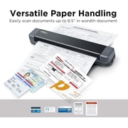 Plustek Mobile Scanner S410 Plus - Portable Sheet-Fed Document Scanner - for Windows 7 / 8 / 10 / 11
