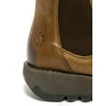 thumbnail image 5 of Fly London Womens Camel SALV Chelsea Leather Ankle Casual Wedge Heel Boots, 5 of 7