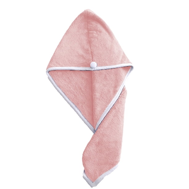 Toallas para el cabello para mujer, gorro de toalla para la cabeza, toalla turbante para el cabello para cabello largo y rizado anti encrespamiento, 1 paquete Vhermosa