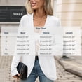 thumbnail image 3 of NTACZA Thin Womens Cardigan Cardigan Open Front Lightweight Casual Loose Dressy Coats Knit Office Wear White, 3 of 8
