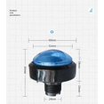 thumbnail image 6 of Arcade Game Replacement Accessories Convex Round DC 12V Illuminated LED Push Button with Micro-switch Colors Buttons Parts, 6 of 9