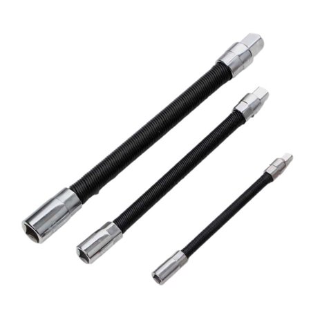 

Universal Extension Rod Electric Wrench Sleeve Socket Extension Tool Bendable Shaft Hose 1/4 3/8 1/2 for Screw Removal